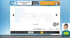 Desktop Screenshot of icaformacion.com
